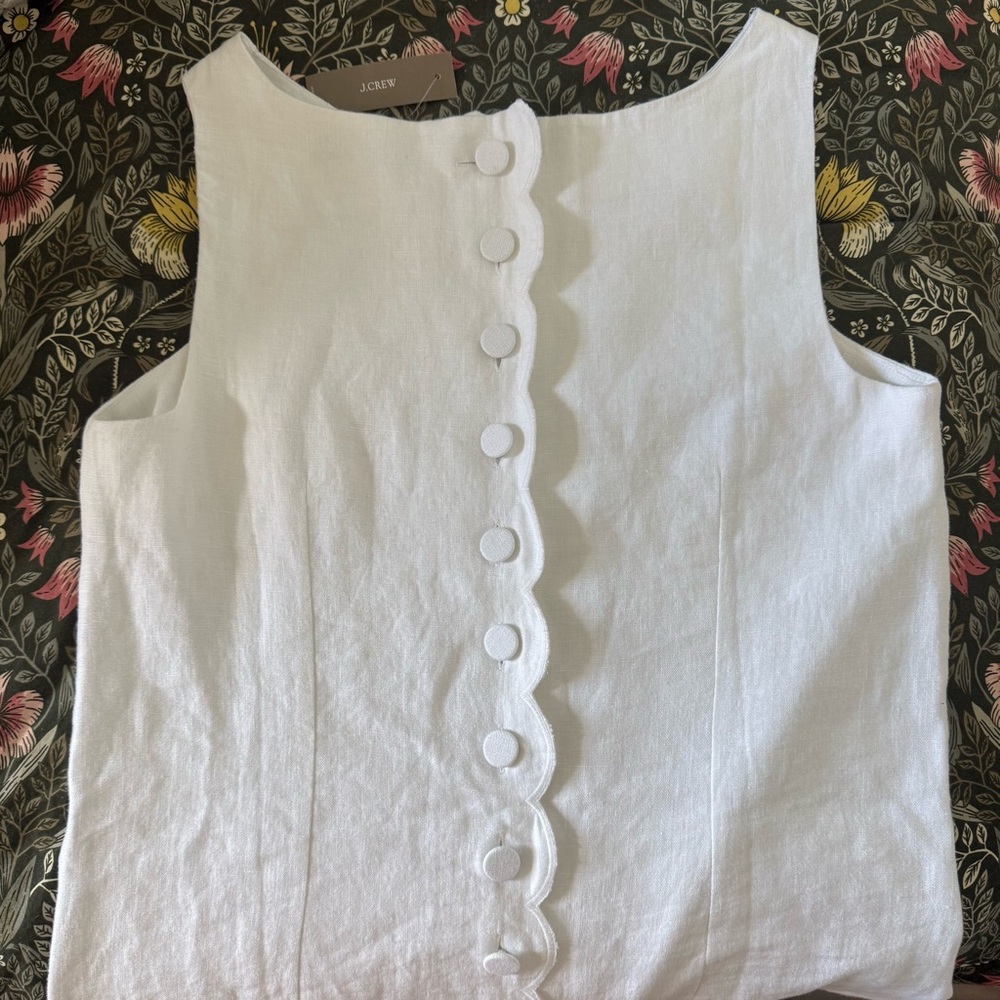 J. Crew scalloped Shift Dress